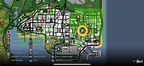 Gta san andreas map - labelsfalas