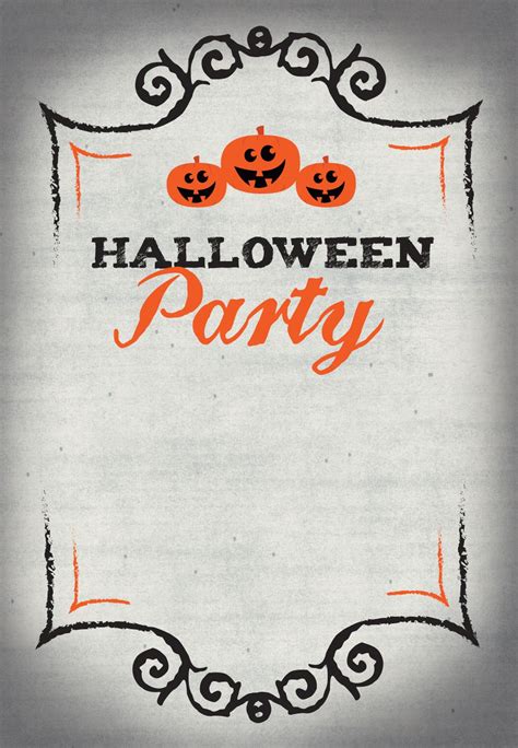 Halloween Party - Free Printable Halloween Invitation T… | Free ...