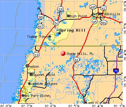 Shady Hills, Florida (FL 34610) profile: population, maps, real estate ...