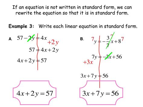 Standard Form Of A Linear Equation Examples - Tessshebaylo