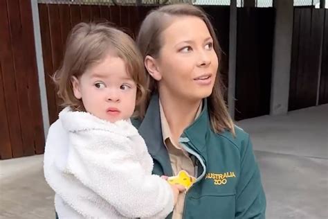 Bindi Irwin's Daughter Grace Attends "Staff Meeting" At Australia Zoo