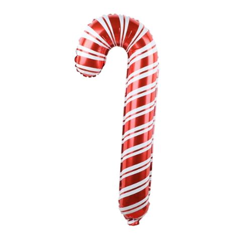 28" Christmas Candy Cane Shape - Foil Balloon (Air Fill) | Balloon ...