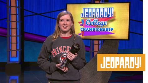 Jeopardy College Championship 2025 Winner - Doris Germain