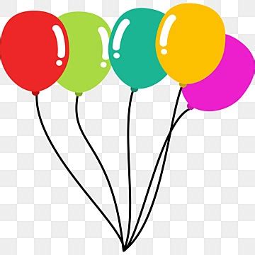 Birthday Balloons Clipart