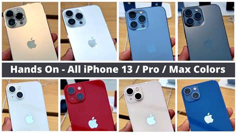 All iPhone 13 Colors - iPhone 13 / 13 Pro / 13 Pro Max - YouTube