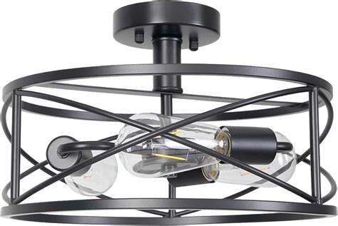 Amazon.com: black flush mount ceiling light