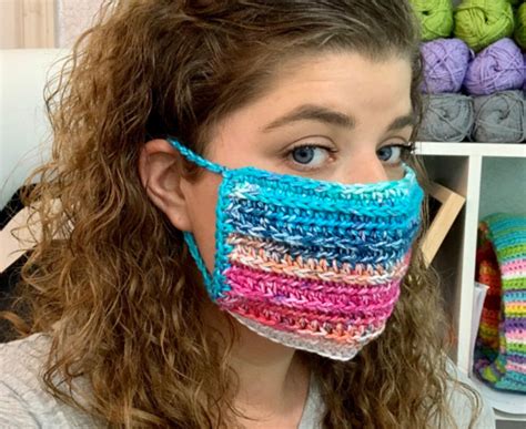 8 Crochet Face Mask Patterns (Free) | AllFreeCrochet.com