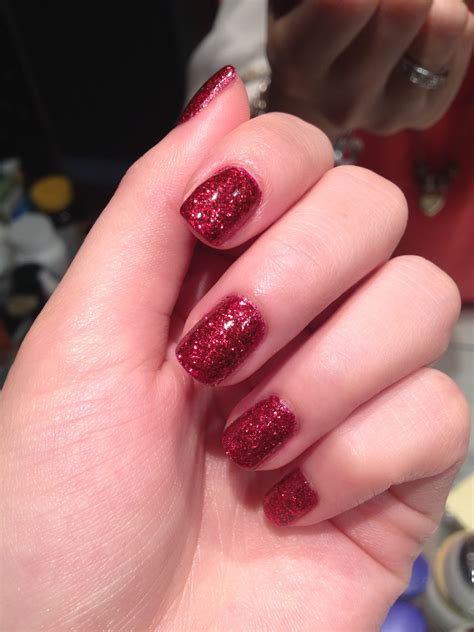 Karen Lives High: Ruby Red Glitter Nails for My Birthday