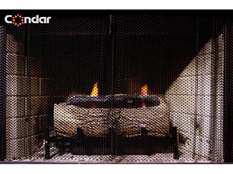 Mesh Screen to fireplace, 2 Panels