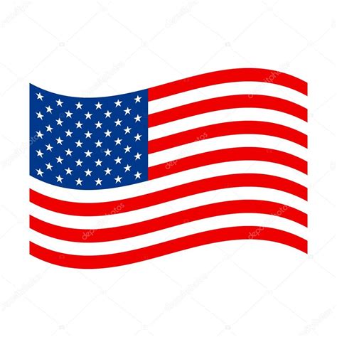 American flag vector icon Stock Vector Image by ©briangoff #101106160