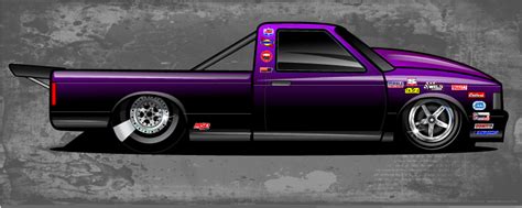 S-10 Truck Drag Race Vector Illustration | ubicaciondepersonas.cdmx.gob.mx