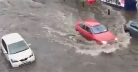 Edinburgh flooding causes chaos with devastating…