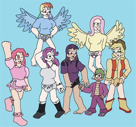 Human Ponies In Padding by Lance-the-young on DeviantArt