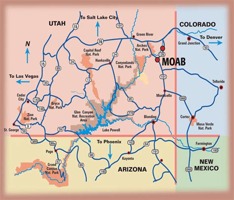 Map Of 4 Corners Usa – Topographic Map of Usa with States