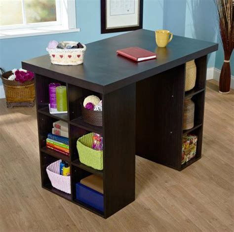 16 Crafting Table with Storage to Indulge in Creativity | Home Design Lover