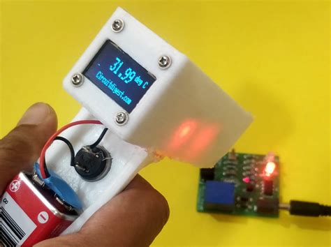 Make a Non-Contact Infrared Thermometer with IR Temperature Sensor ...