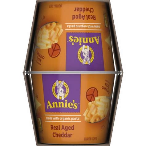 Annie's Real Aged Cheddar Mac N Cheese Macaroni and Cheese Dinner Cups ...