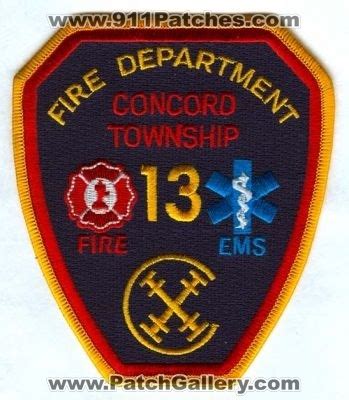 Ohio - Concord Township Fire Department 13 Patch (Ohio) - PatchGallery ...