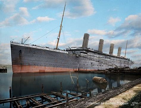 Olympic at the scrap yard. | Titanic, Titanic ship, Rms titanic