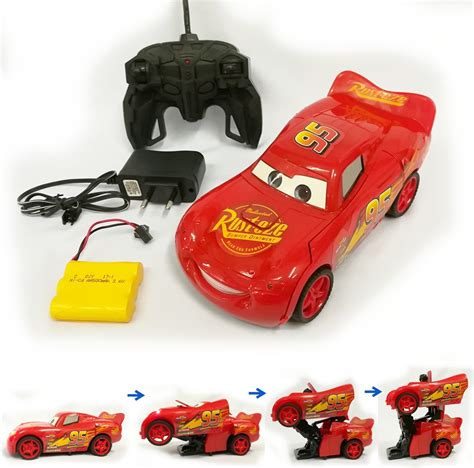 BongBongIdea: REMOTE CONTROL LIGHTNING MCQUEEN CAR TRANFORM TO ROBOT!