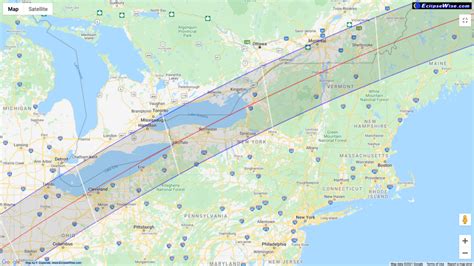 2024 Solar Eclipse New York Map | Images and Photos finder