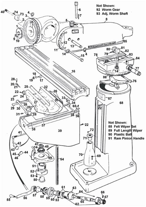 Bridgeport Milling Machine Parts List | Reviewmotors.co