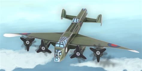 Lancaster Bomber Paper Model - WW2 Crafts for Kids