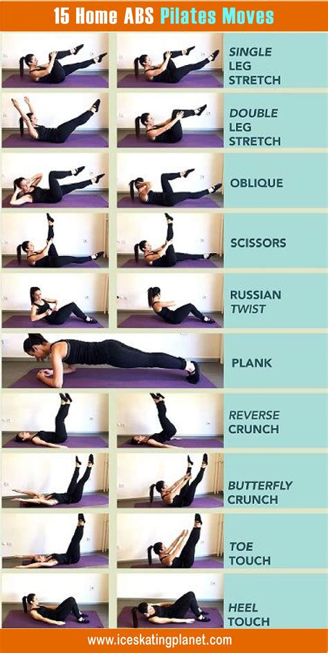 Pilates Exercises Printable