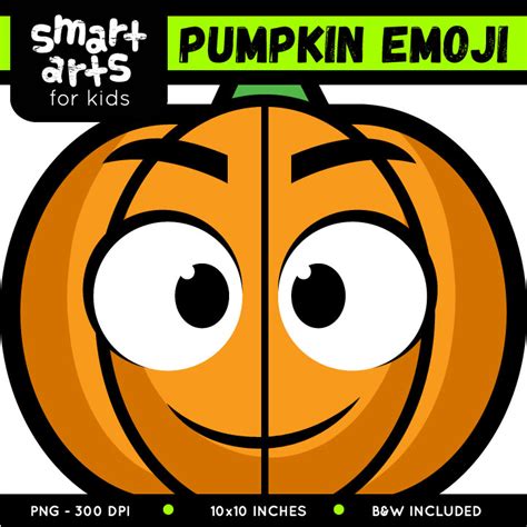 Pumpkin Emoji Clip Art - Educational Clip Arts and Bible Stories