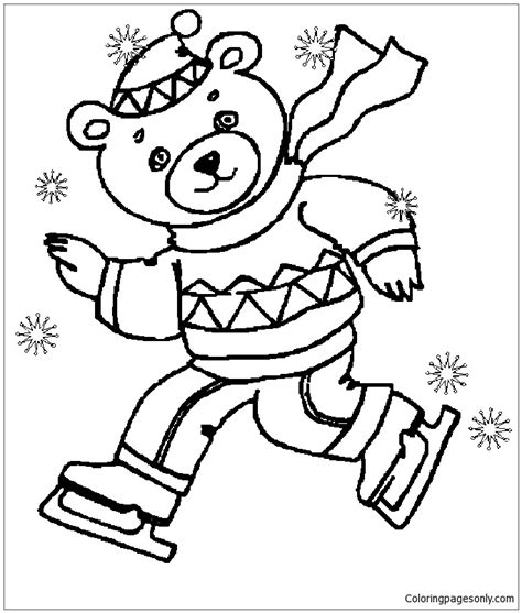 Winter Wonderland Coloring Page - Free Printable Coloring Pages