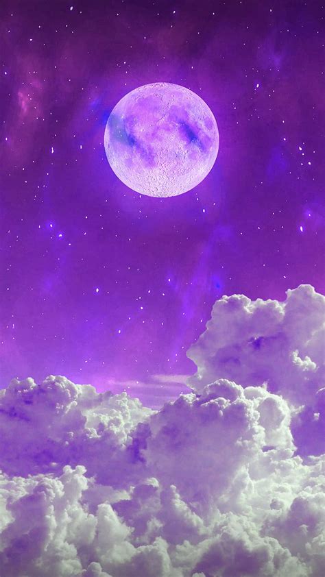 Details more than 64 high resolution purple moon wallpaper best - in ...