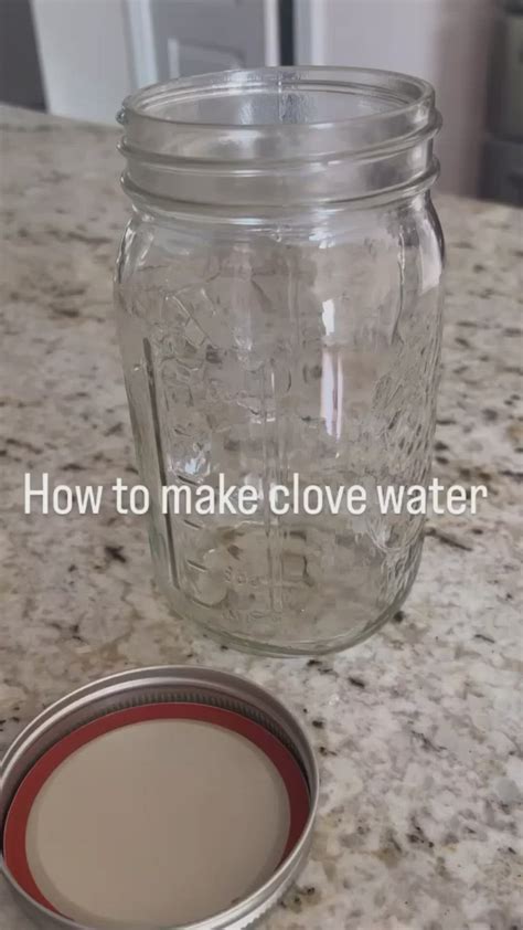 How to make Clove Water | Herbal medicine recipes, Herbs for health ...