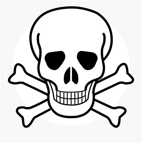 Printable Skull And Crossbones , Free Transparent Clipart - ClipartKey