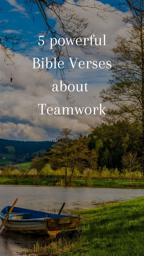 5 powerful Bible Verses about Teamwork