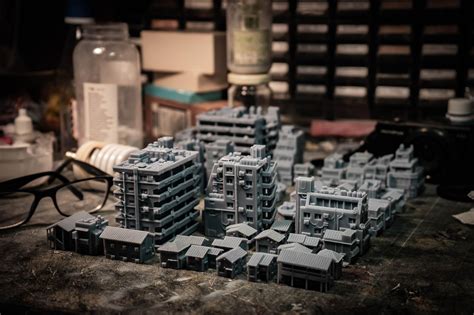 3D printed japanese buildings for Z scale modesl! : r/modeltrains