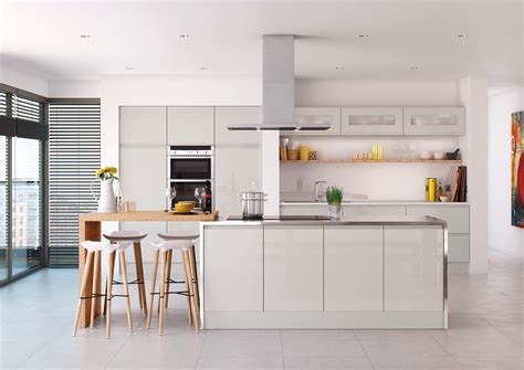 Light Grey Gloss Kitchen – Things In The Kitchen