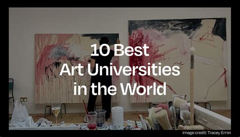 Top 10 Best Art Universities in the World - Book An Artist Blog