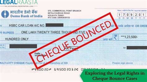 Exploring the Legal Rights in Cheque Bounce Cases