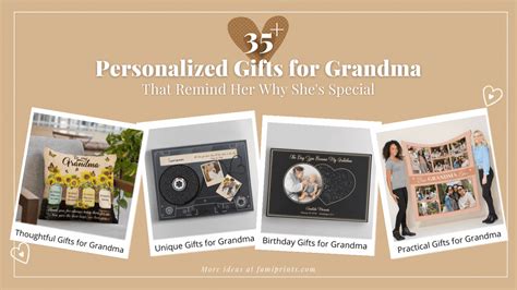 35+ Personalized Gifts for Grandma That Remind Her Why She's Special