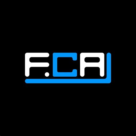 FCA letter logo creative design with vector graphic, FCA simple and ...