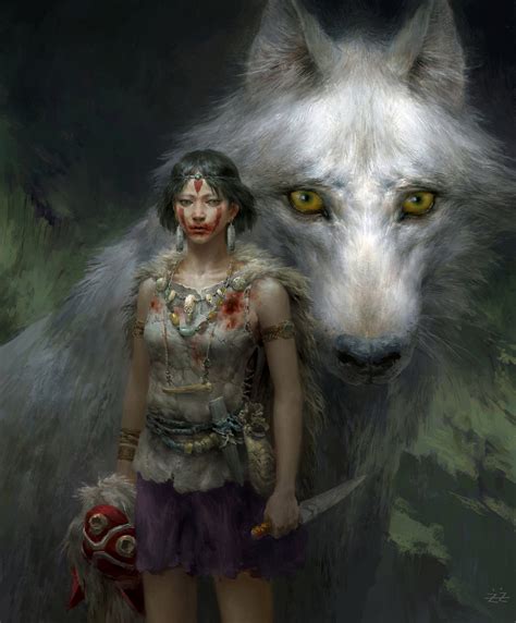 Fine Art: A Princess Mononoke Redesign I Could Get Behind | Kotaku ...