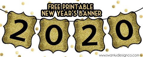 Happy-New-Year-Banner-Free-Printable - Swanky Design Co.