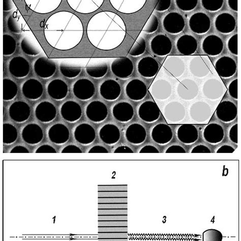 a) Microchannel plates and internal structure of it's microchannels ...