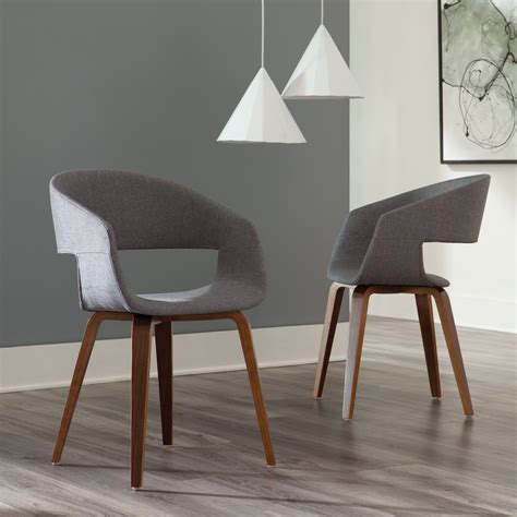 OFM Dining Chair, Set of 2, Gray - Walmart.com