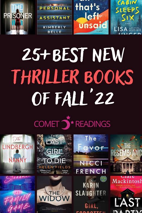 25+ Best New Thriller Books Of Fall 2022 – Comet Readings