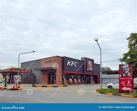 KFC drive thru editorial stock photo. Image of editorial - 160675433