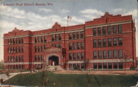 Lincoln High School Seattle, WA Postcard