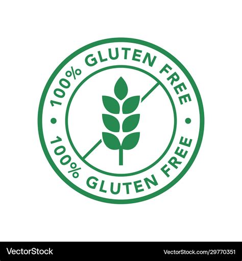 Gluten free icon product labels Royalty Free Vector Image