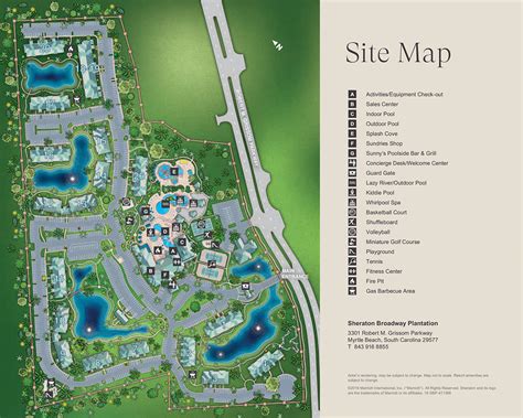 Sheraton Broadway Plantation | Maps