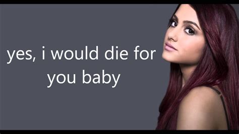 Ariana Grande - Grenade (Bruno Mars Cover) [Lyrics] - YouTube